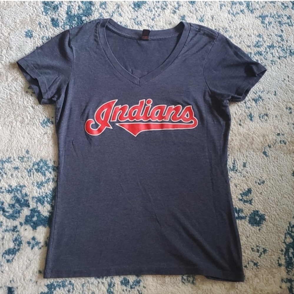 Sz S Cleveland Indians Miller Lite Tee